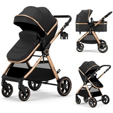 2-in-1 Convertible Baby Stroller for Newborn to Toddler
