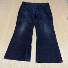 Vtg Levi  s 517 Corduroy Pants Made in USA Boot Cut 36x26 White Tab 70s Talon Zip