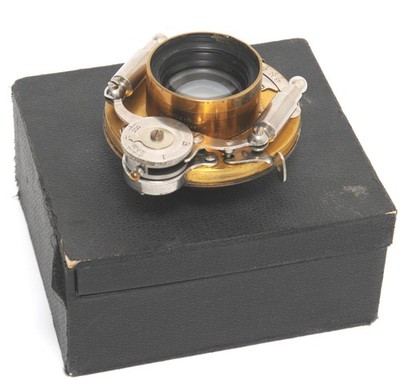 Vintage Taylor-Hobson Cooke Series V brass lens Focus 7.6 inches