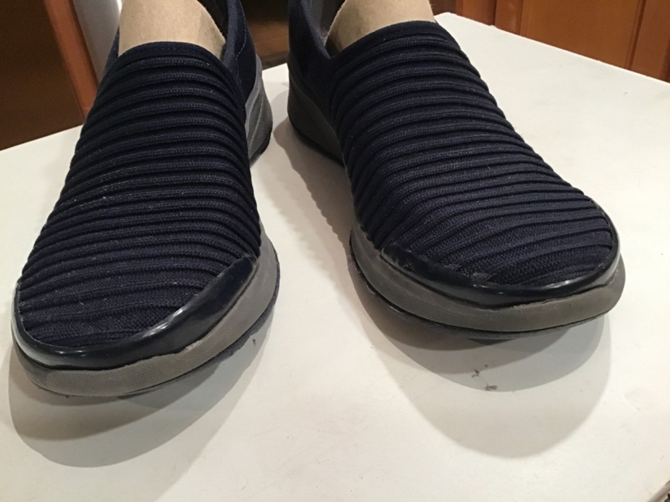 Bzees For Lifestride Starlet, Sandali Con Zeppa E Tacco, Blu Navy, 37 EU