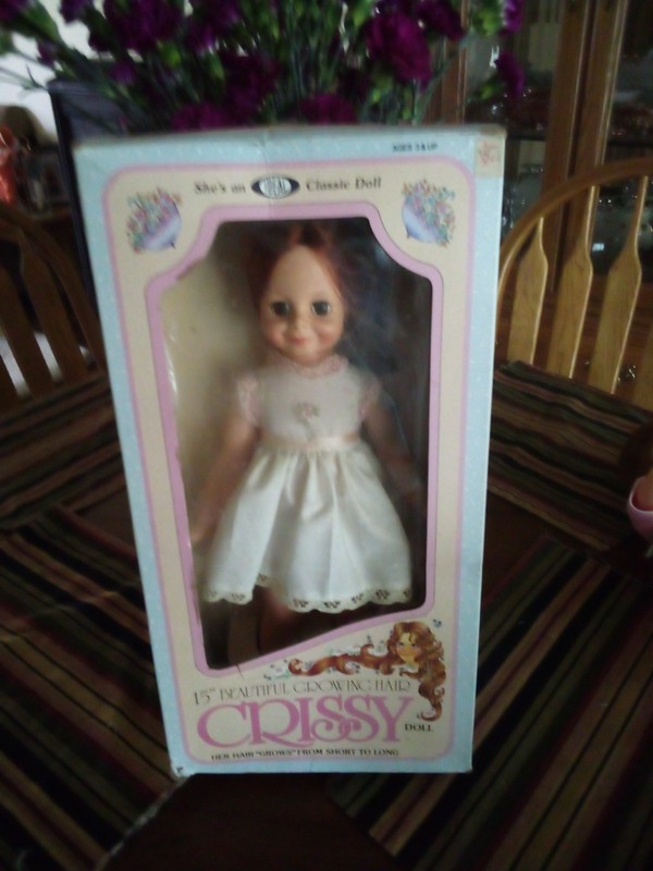 1982 IDEAL CRISSY DOLL 15" BEAUTIFUL GROWING HAIR BRAND NEW IN BOX