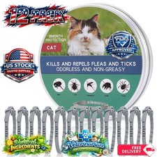 12-pack Cat collar Flea and Tick Treatment Waterproof 8 Months Protection