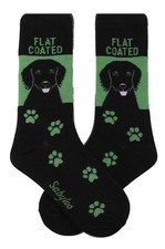 Flat Coated Retriever Crew Socks Unisex