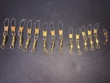 Brass Swivel Snap Hook - Lot Of 14-3  Through 1 1/2  
