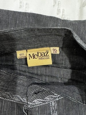 Khurana s Men s Black Kurta Tunic Size 48 Silver Trim Long Sleeve Traditional
