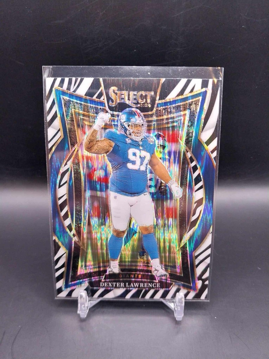 2024 Panini Select #52 Dexter Lawrence Zebra SSP Concourse Giants