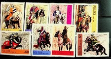 POLAND Sc 1946-53 NH ISSUE OF 1973 - UNIFORMS - (CS25)