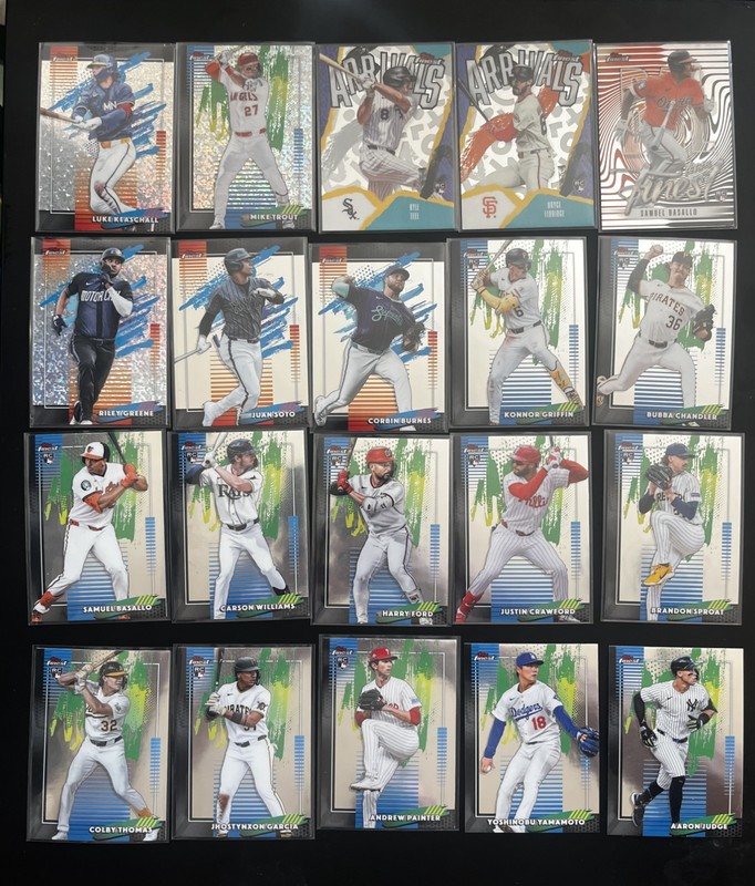 Lot of 2026 Topps Finest Baseball Cards - Rookies -Parallels -Inserts (39 Cards)