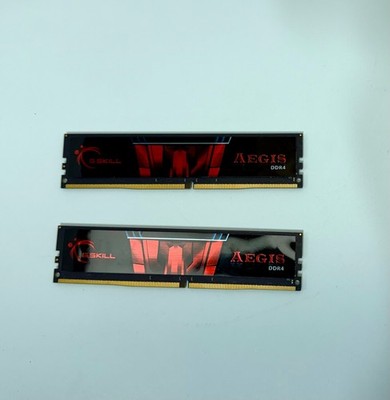 G.SKILL Aegis 16GB (2x8GB) DDR4-2400 288-Pin DIMM RAM F4-2400C17D-16GIS