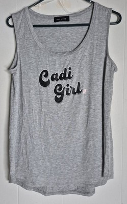 RAE MODE Gray Candi Girl Tank Women's Size M