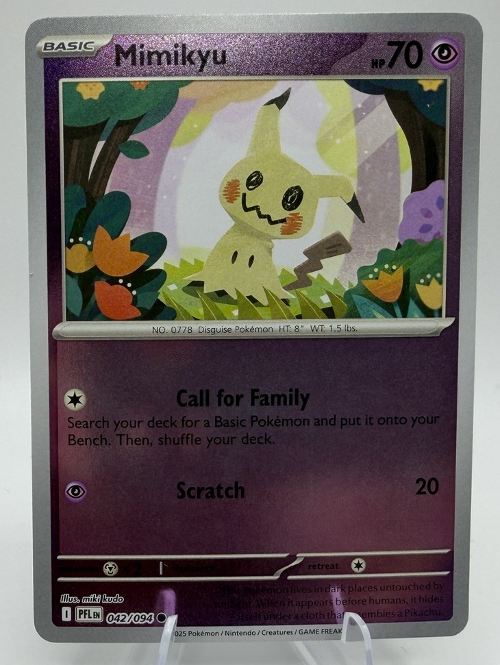Mimikyu Reverse Holo 042/094 ME02: Phantasmal Flames NM
