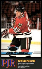 Jocelyn Lemieux 1993-94 Stadium Club #255 Chicago Blackhawks