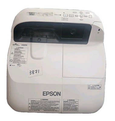Epson BrightLink 585Wi 3LCD WXGA Projector 3300 Lumens 3600 +  Lamp Hours