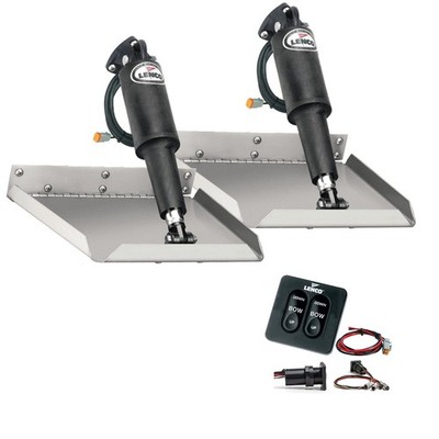 Lenco 9 '' x9 '' Edgemount Rand Tab Set W/Standard Taktile Schalter 12V TT9X9E