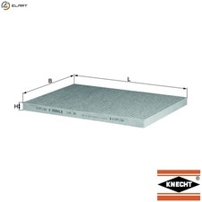 FILTER CABIN AIR LAK 36 FOR VAUXHALL OPEL Z22/Y22XE 2.2L X 20 DTH X20XEV 2.0L