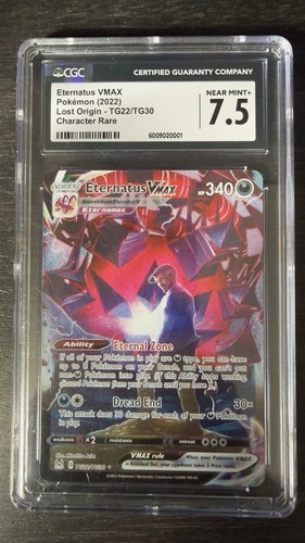 Eternatus VMAX TG22/TG30 Lost Origin Trainer Gallery Holo Ultra Rare CGC 7.5