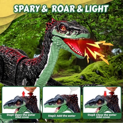 Remote Control Dinosaur Toys Jurassic Rechargeable 2.4Ghz RC Walking Robot - Picture 5 of 5