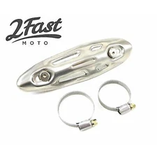 2FastMoto DRC Style Exhaust Pipe Heat Shield Cover For Motorcycles 05-4123