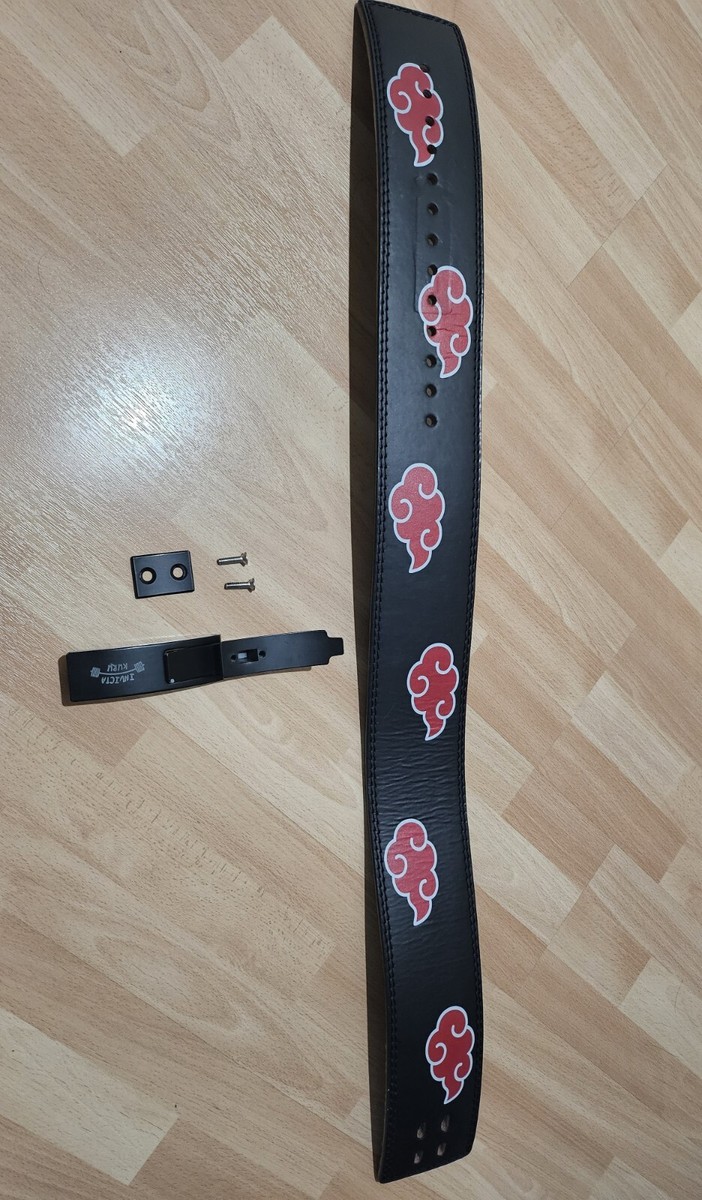 Lever Belt 10mm Thick Akatsuki/Naruto Themed Belt (M SIZE) | eBay display picture 1