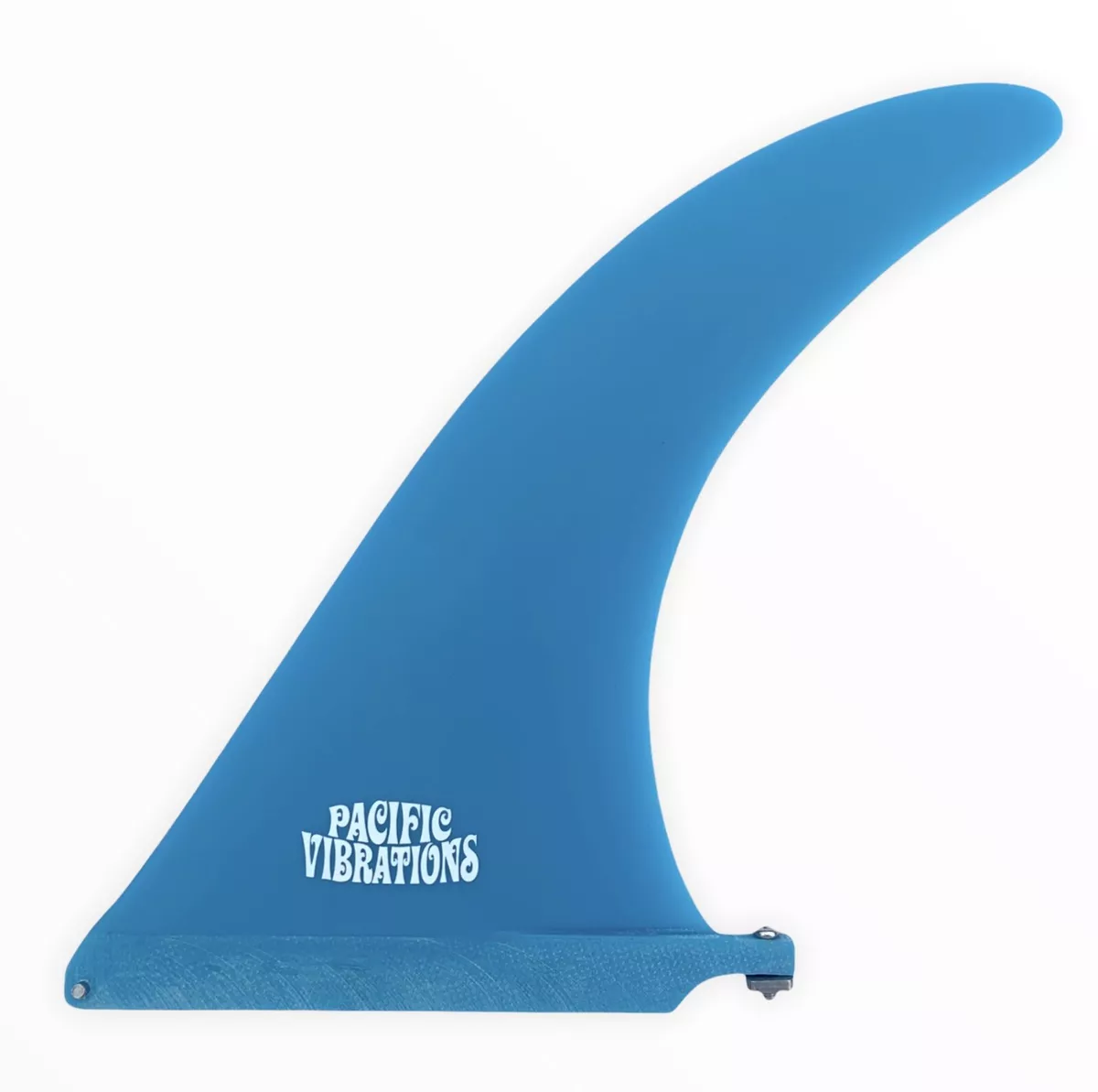 Longboard 10 Pacific Vibrations FIN SURFBOARD 4A template Blue