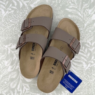 Birkenstock Arizona Mocha Birko-Flor Soft Footbed Unisex Sandals