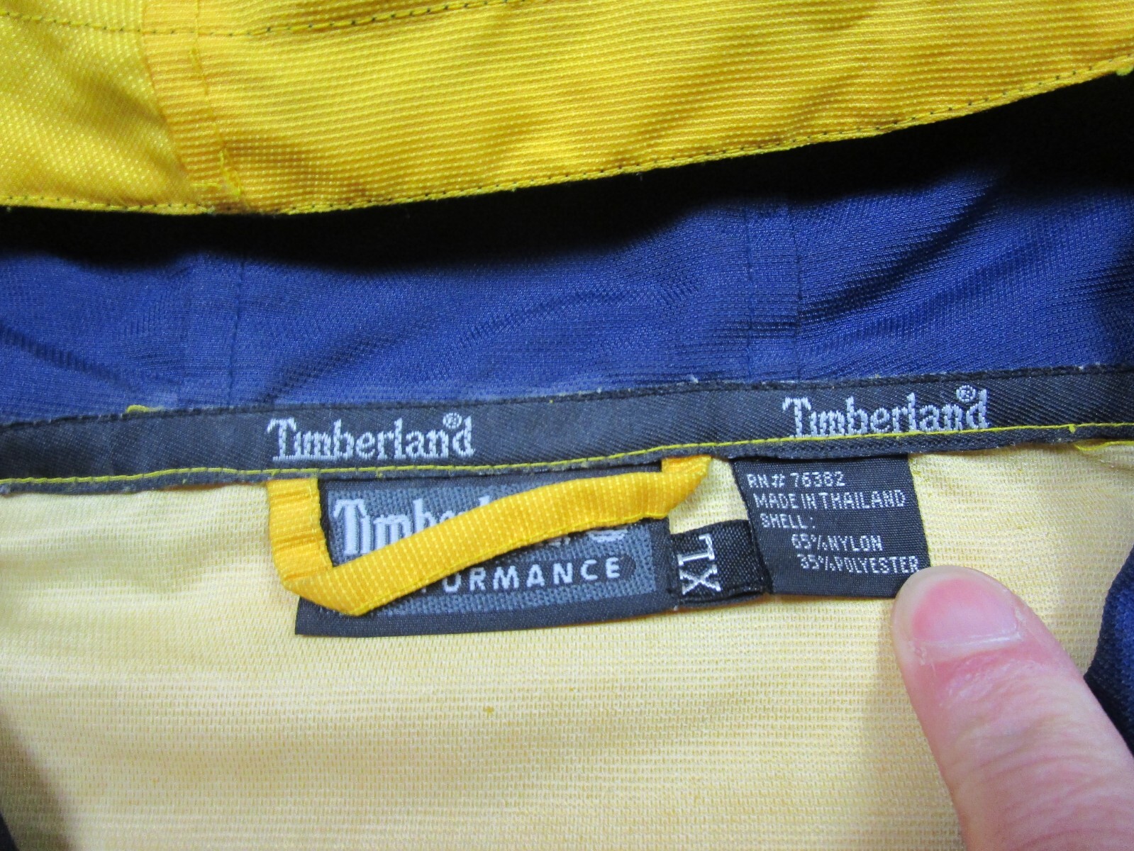Vintage Timberland Performance Pullover Hooded Ja… - image 7