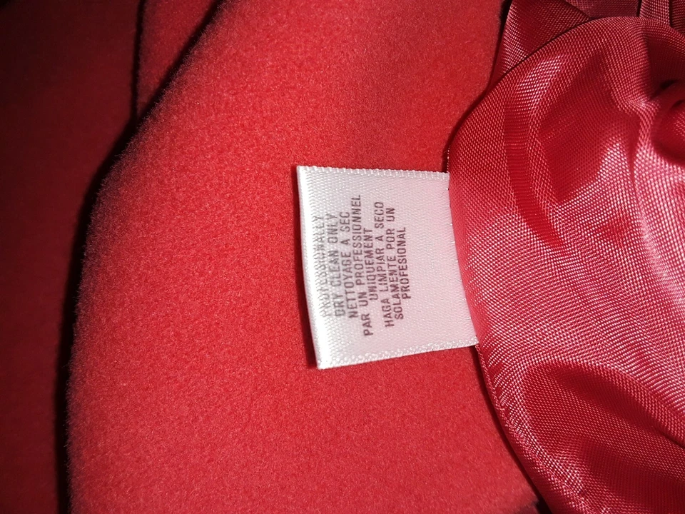 Chaqueta Blazer Petite Sophisticate Mujer Talla 4 Mezcla Lana Naranja Forrada Ajustada Foto 4 de 4