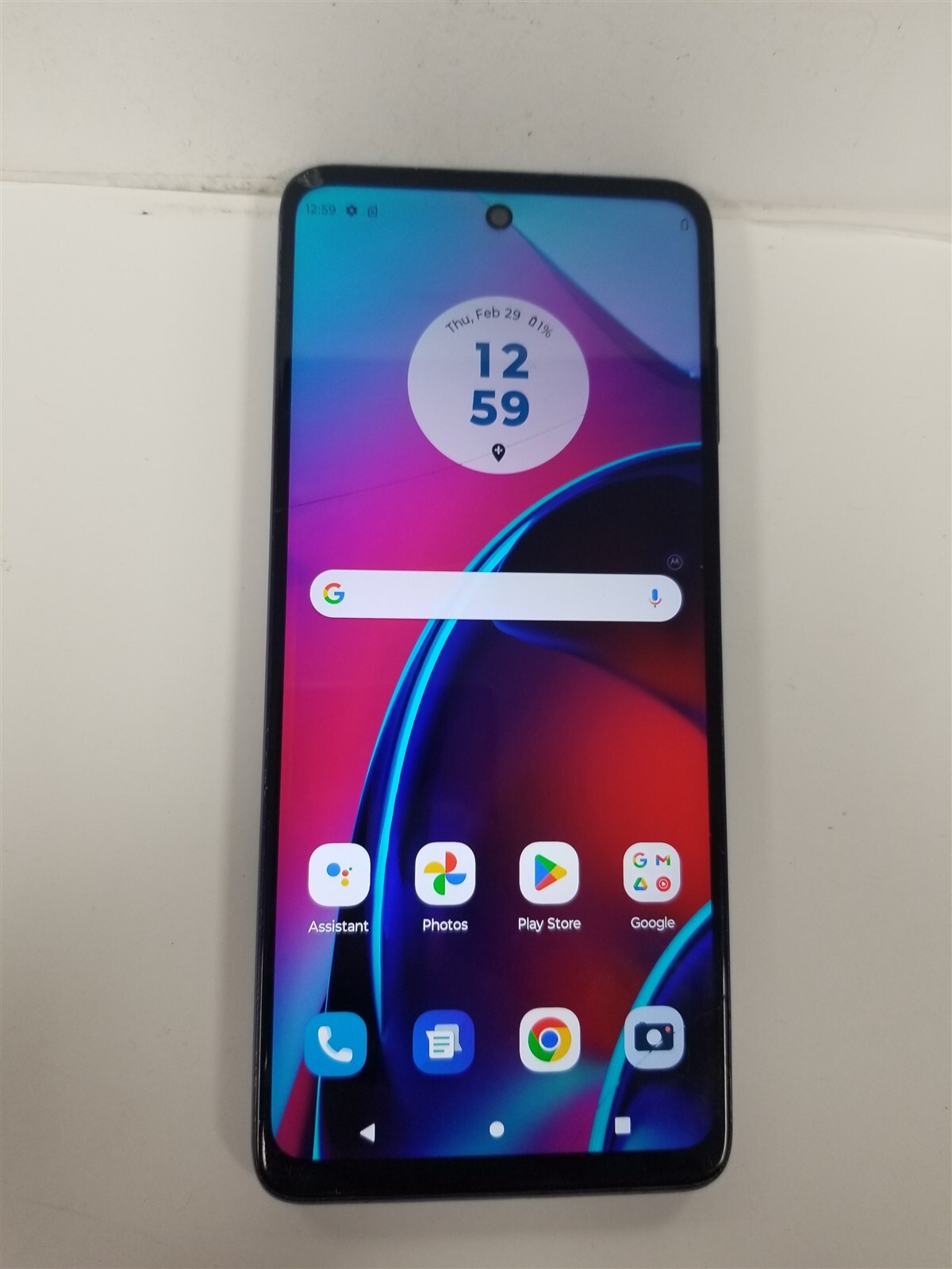 Motorola Moto G Stylus 5G 128gb Blue XT22111 (Cricket) Damaged CD2321