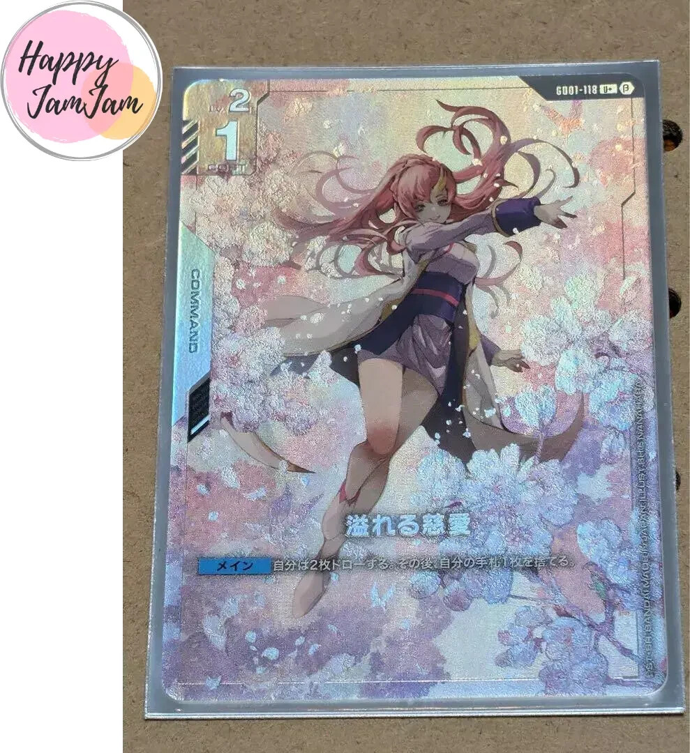 Gundam Card Game GD01-118 U+ Lacus Clyne Parallel FOIL