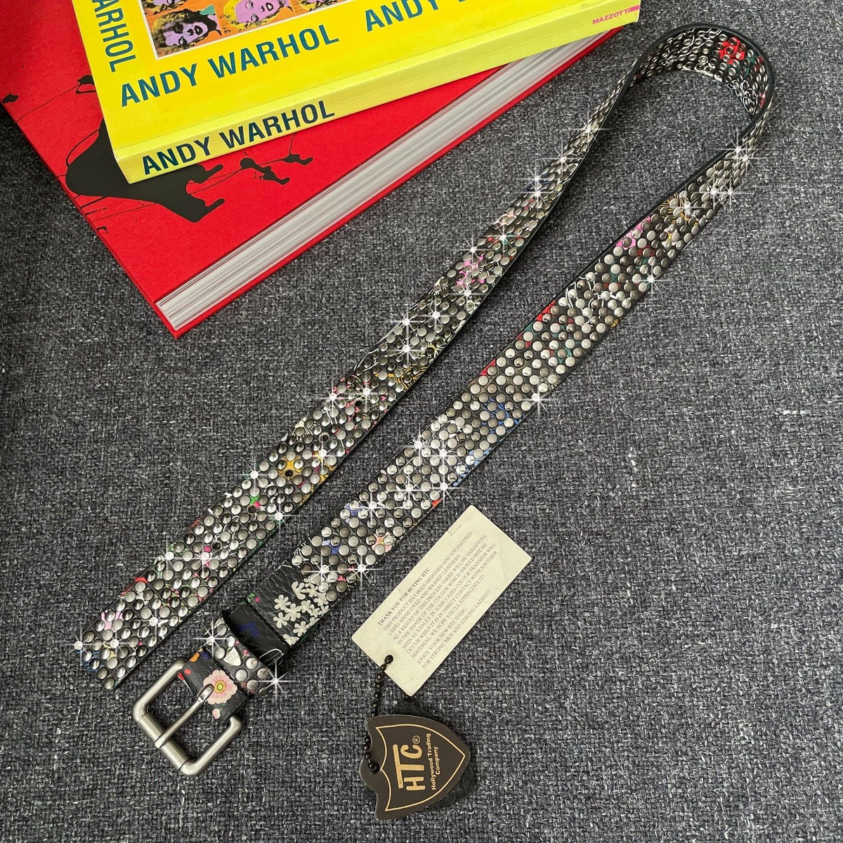 HTC Los Angeles 5.000 Studs Deluxe Belt w/ Swarovski size 85