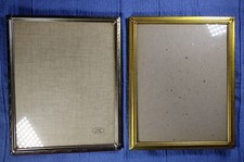 2 Vintage Gold Tone Ornate Brass Picture Frames Photo Frame 8"X10"
