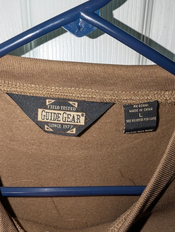 Field Tested Guide Gear Tops And Bottom Saddle Brown Set Size Large - Image 3 of 4