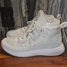 Nurture Response Elias Mixed Platform Hightop Sneakers Shoe white size 8.5