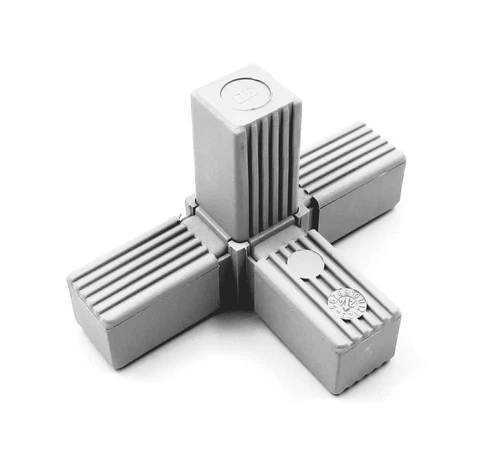 Steckverbinder Vierkantrohr 30x30x2 mm zweiteiliger Rohrverbinder für Alurohr - Bild 5 von 16