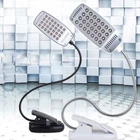 Fashion Flexible 28 LED Clip-On Light Bedroom Table Desk Lamp USB Plug Reading