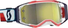 Scott USA Prospect MX Goggle Red/White W/yellow works lens with free clear lens