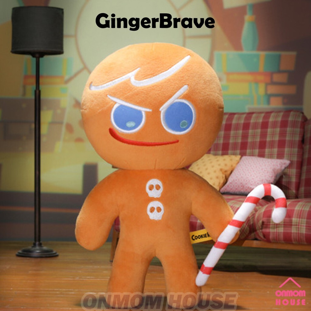 Cookie Run Kingdom GINGERBRAVE Soft Official Plush Dolls 11