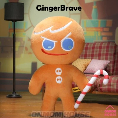 DEVSISTERS Cookie Run Kingdom GINGERBRAVE Soft Official Plush Dolls 11"