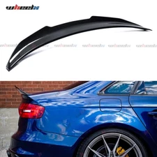 HIGHKICK PSM STYLE TRUNK SPOILER WING FOR 08-12 AUDI A4 B8 4DOOR CARBON FIBER
