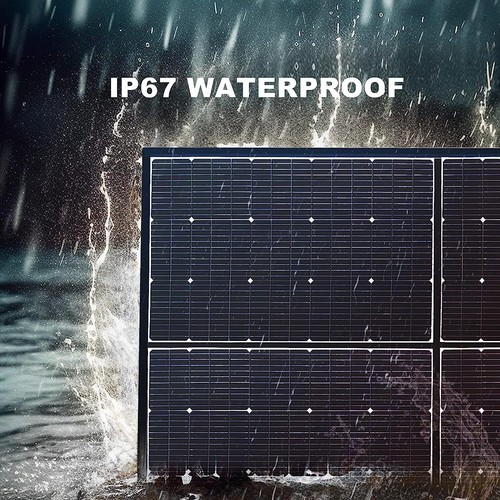 ALLPOWERS 600W Panel Solar Plegable Autocaravana Panel Solar Set IP67 Impermeable 44V - Imagen 6 de 8