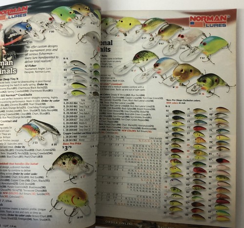 2006 Bass Pro Fishing Lure Catalog Bandit Lure Color Chart Old Fishing Tackle - Picture 4 of 6