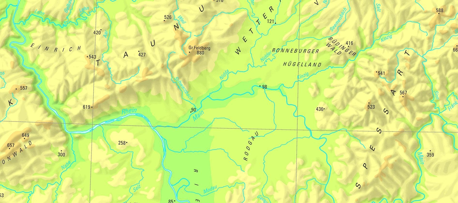 Thumbnail - Deutschland 1: 1 000 000. Topographische Und Physische Karte Geodäsie
