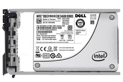 Intel DELL S4500 480GB SATA 6Gbps 2.5'' SSD for DELL POWEREDGE R730 G13 No Tray