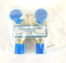 TSC2-6SB 2-Port Directional Coupler - IN-OUT-2 TAPS - TRU SPEC 5-1000 MHz -6db