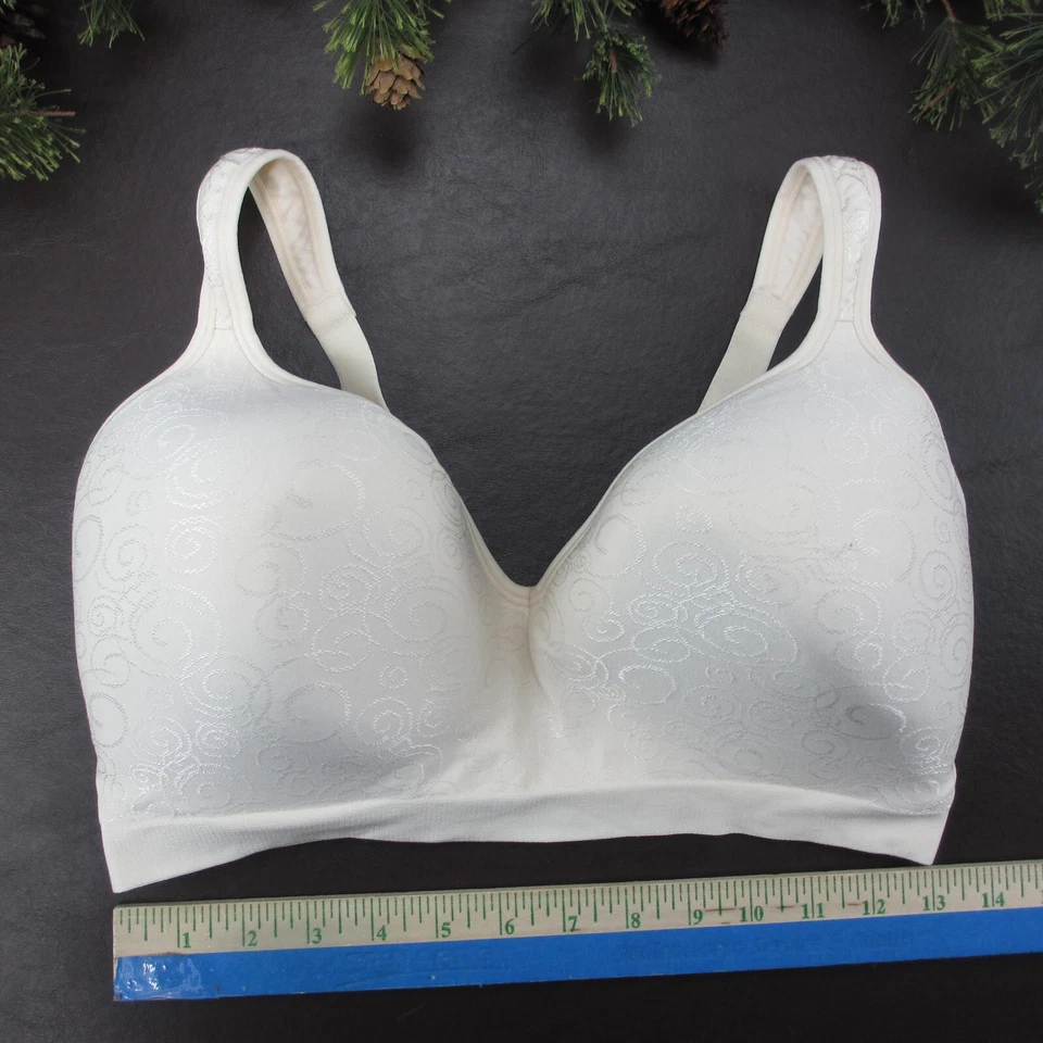 Sutiã Bali tamanho 38DD amarelo acolchoado sem fio fecho ajustável atrás - Imagem 2 de 4