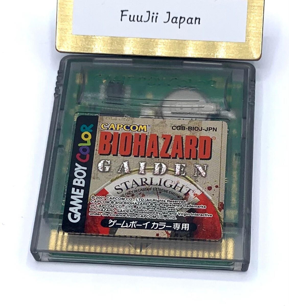 CAPCOM - ゲームボーイカラー ソフト BIOHAZARD GAIDEN(バイオハザードガイデン) カプコン Gameboy Color Biohazard Resident Evil Gaiden Authentic