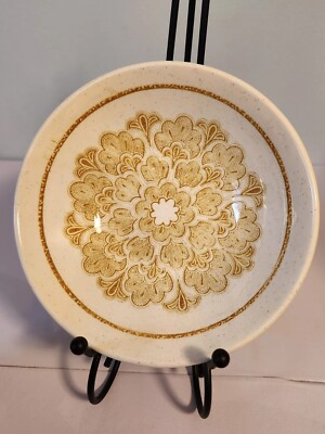 Vintage ironstone dishes made in the Philippines , with Mandala Flower Pattern