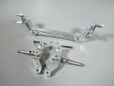 Aluminum 1cm Lower Front Axle Upright +L&R Knuckle Tamiya 1/14 King Grand Hauler
