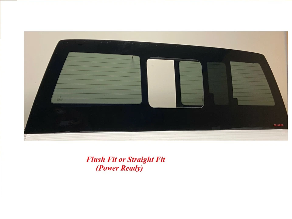 Fits 2017-2025 Ford F250 F350 Back Glass Power Ready Sliding Window / Heated Foto 4 de 4