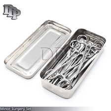 3 Set of 13 Pieces Basic Minor Surgery Kit Steel Box Surgical Instrument DS-1290
